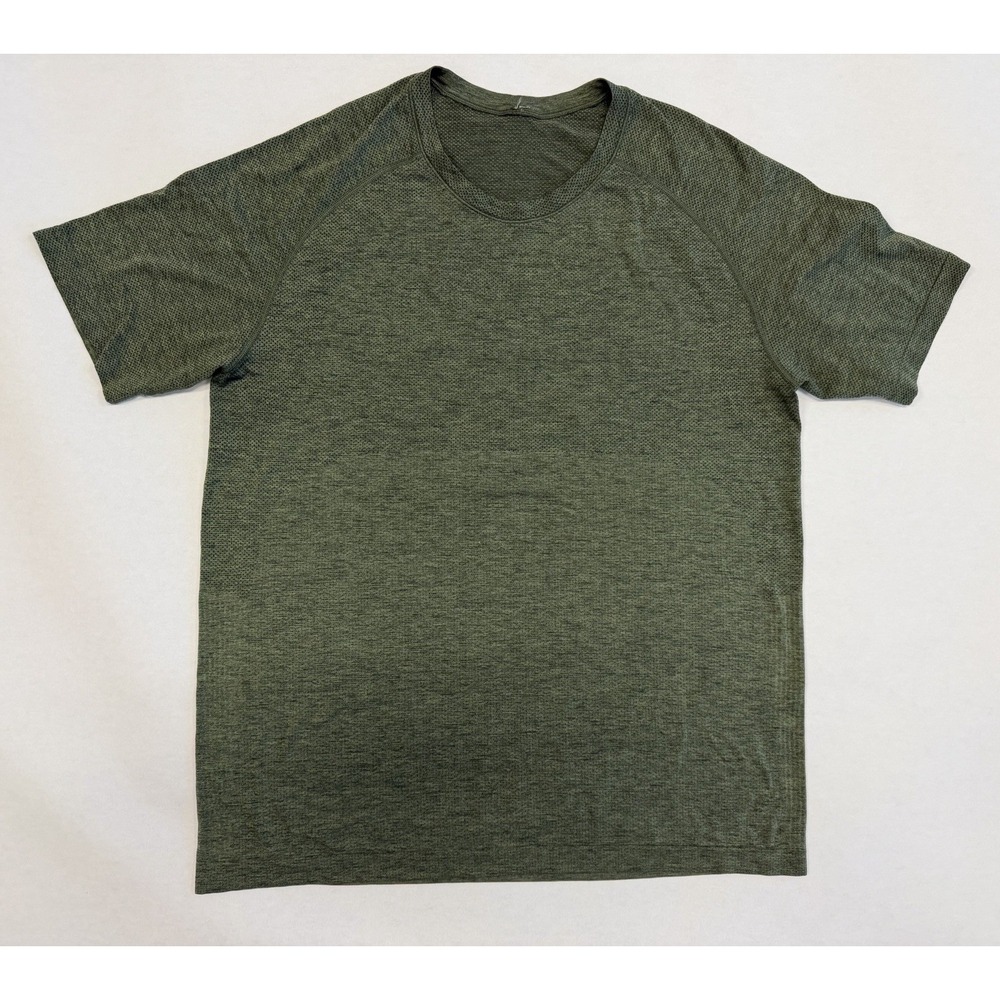 Lululemon Metal Vent Tech 2.0 Dark Green Short Sleeve Shirt Men Size Medium